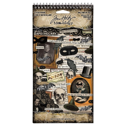 Tim Holtz Idea-ology Curiosities sticker book Halloween 2023