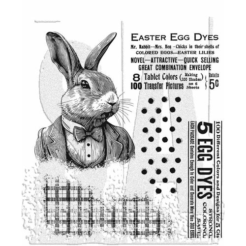 Tim Holtz Stampers anonymous - Mr Rabbit