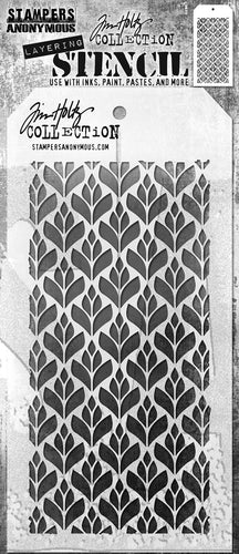 Tim Holtz layering stencil - Deco floral