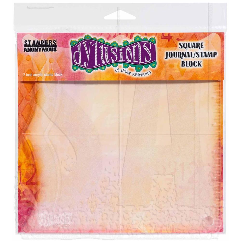 Dylusions square Journal/stamp Block - 7