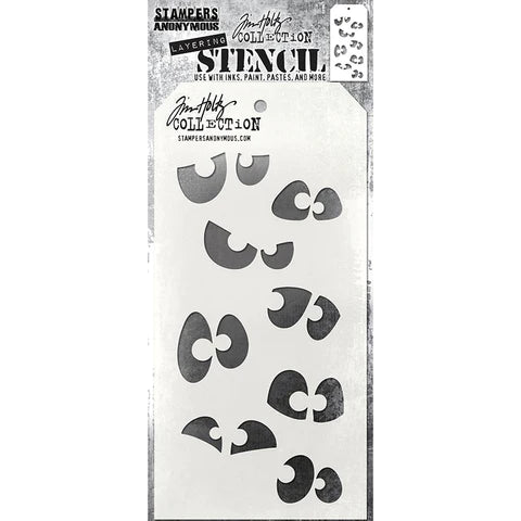 Tim Holtz layering stencil - Peekaboo