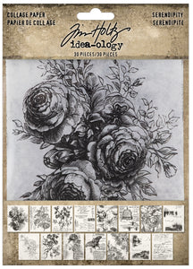 Tim Holtz Idea-ology Layers - Collage paper: Serendipity