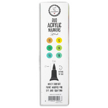 Art by Marlene - Essentials: Duo acrylic markers 28 Greens