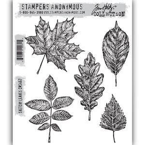 Tim Holtz Stampers anonymous - Sketchy leaves