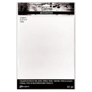 Tim Holtz Distress white heavystock