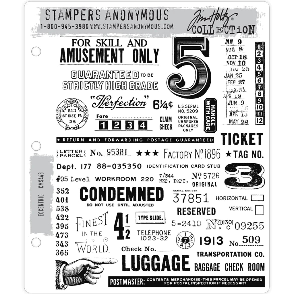 Tim Holtz Stampers anonymous - Eccentric