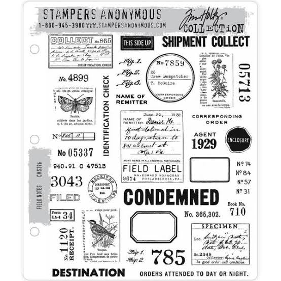 Tim Holtz Stampers anonymous - Field notes