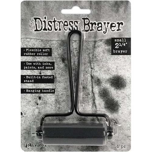 Tim Holtz distress black Gel printing Brayer small (2 1/4 inches)