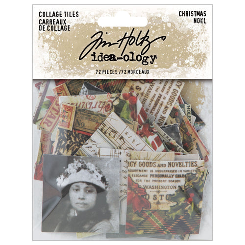 Tim Holtz - Idea-Ology Christmas 2022: Collage tiles