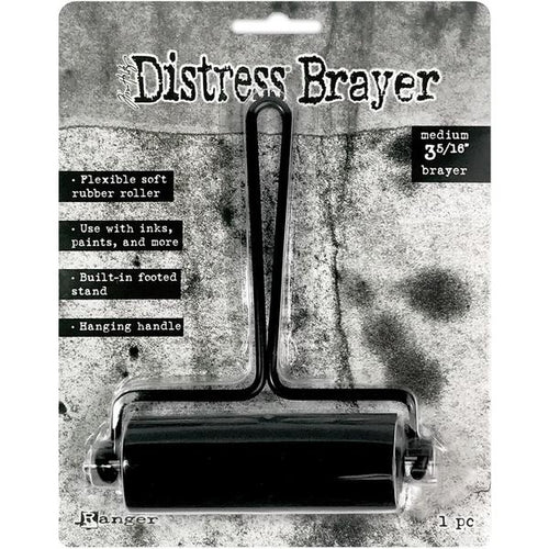 Tim Holtz distress black Gel printing Brayer medium (3.3125 inches)