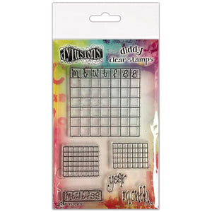 Dylusions - diddy clear acrylic stamps - Check it out