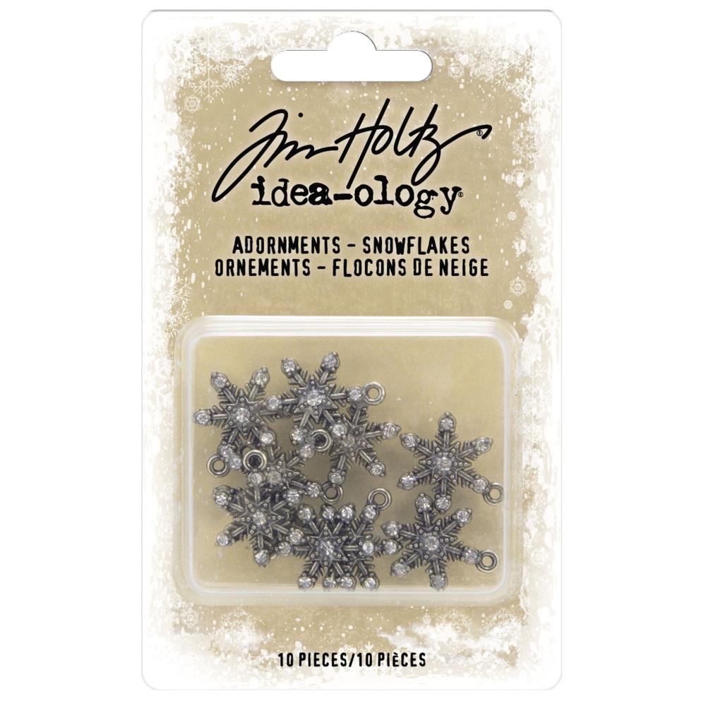 Tim Holtz idea-ology - Christmas 2021: snowflakes adornments