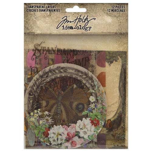 Tim Holtz Idea-ology Transparent layers 12/pkg