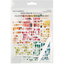 49 and Market: spectrum sherbert rub-on transfer set - palettes