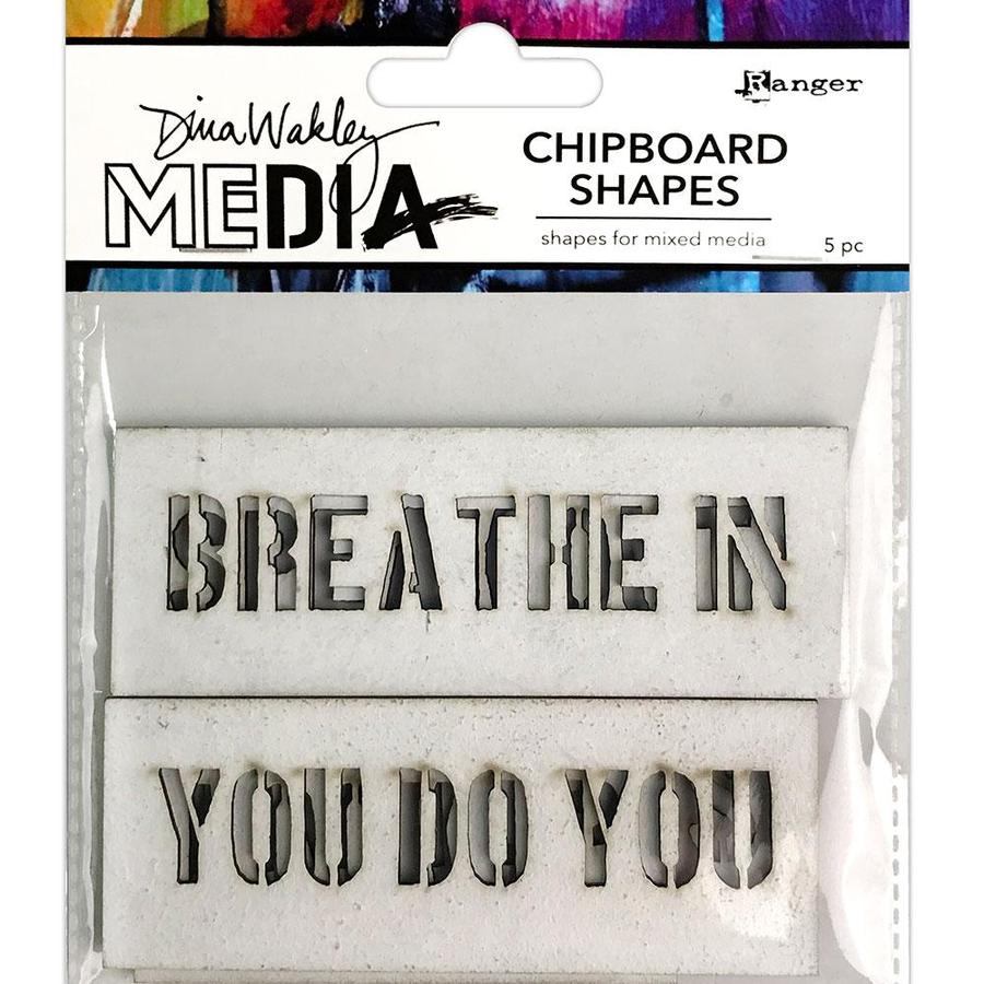 Dina Wakley media chipboard - Speak out