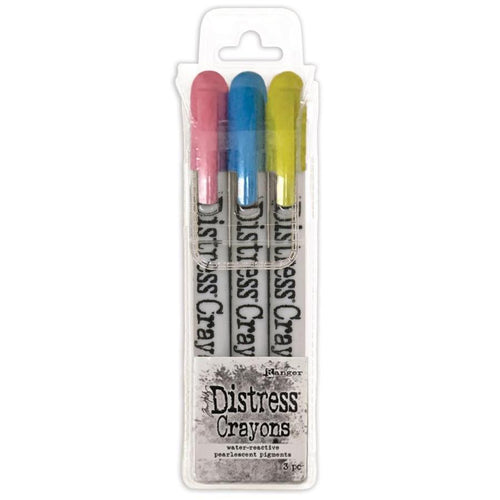 Tim Holtz distress Holiday pearl crayons set #2 - 3 pack